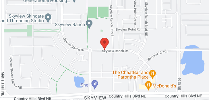 map of 310 Skyview Point PL NE